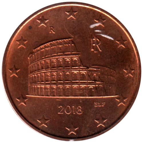 5 cents, 2018 Obverse