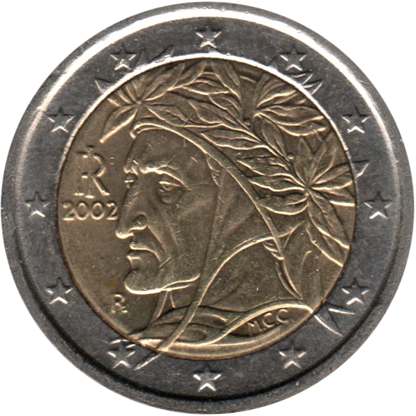 2 Euro, 2002 Obverse