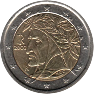Preview 2 Euro, 2002 obverse