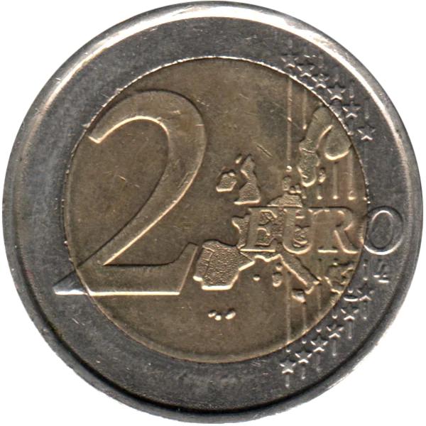 2 Euro, 2002 Reverse
