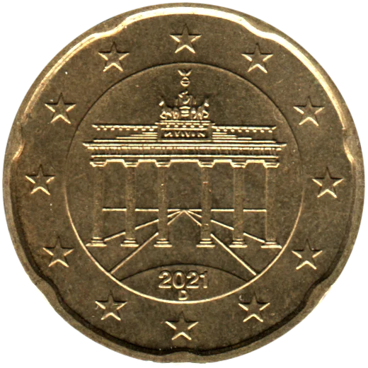20 cents, 2021 Obverse
