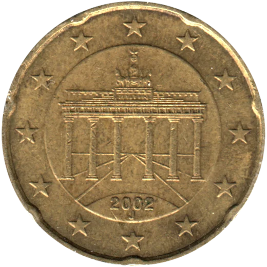 20 cents, 2002 Obverse