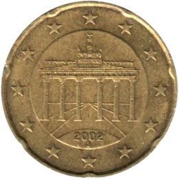 Preview 20 cents, 2002 obverse
