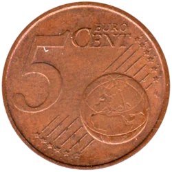 Preview 5 cents, 2002 reverse