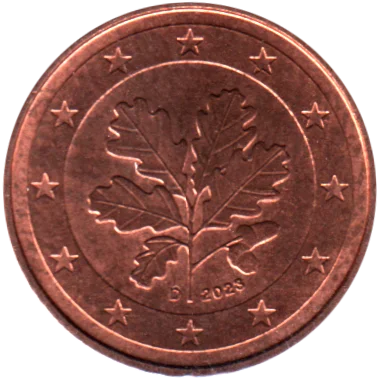 Preview 1 cent, 2023 obverse