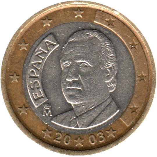 1 Euro, 2003 Obverse