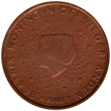 Preview 2 cents, 2000 obverse