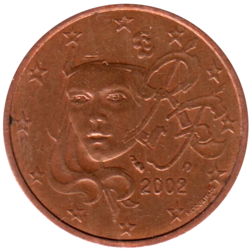 5 cents, 2002 Obverse