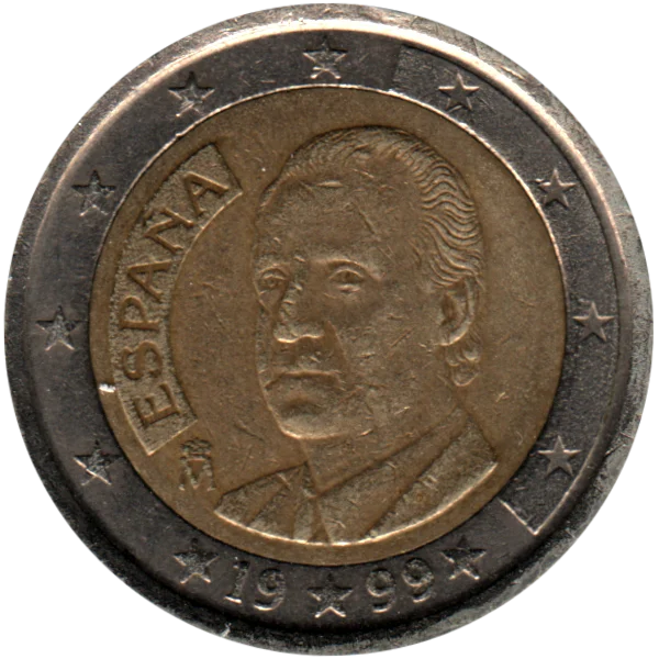 2 Euro, 1999 Obverse