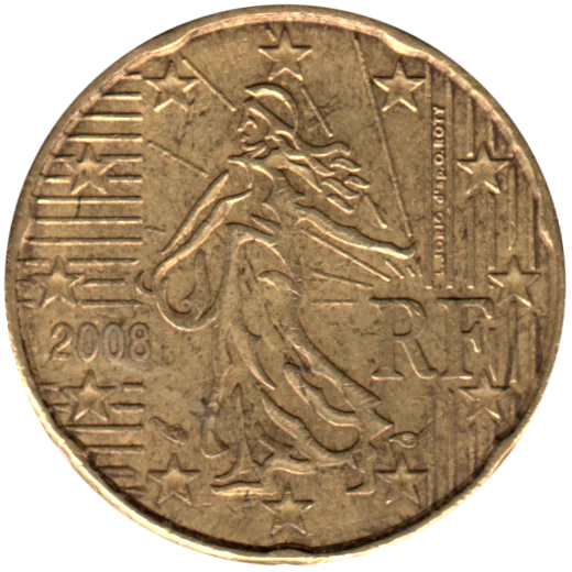 20 cents, 2008 Obverse