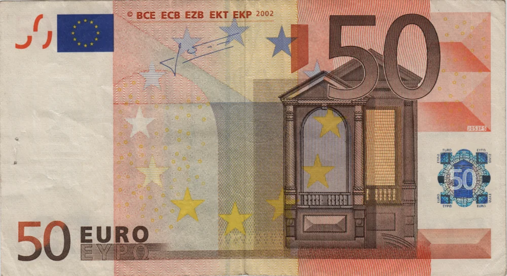 50 Euro, 2002 Obverse