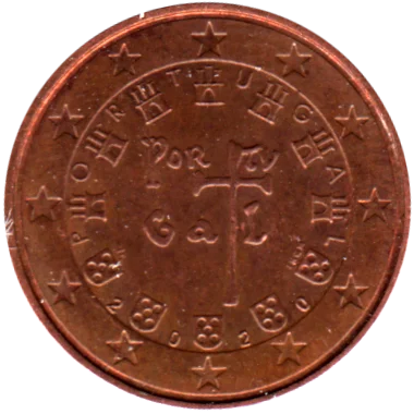 1 cent, 2020 Obverse