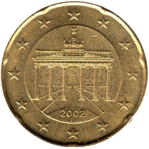 20 cents, 2002 Obverse