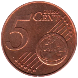 Preview 5 cents, 2016 reverse
