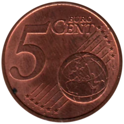 Preview 5 cents, 2013 reverse