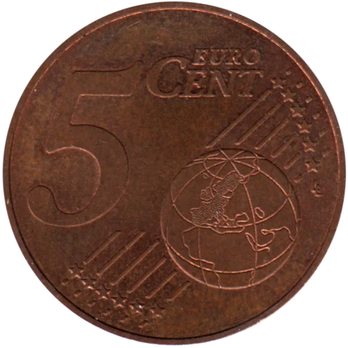 5 cents, 2022 Reverse