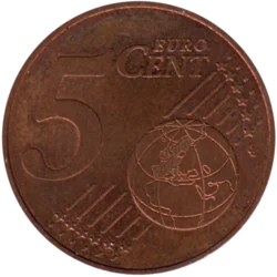 Preview 5 cents, 2022 reverse