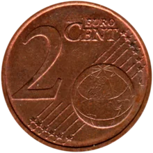 Preview 2 cents, 1999 reverse