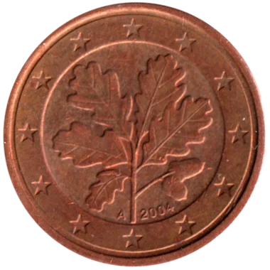 Preview 1 cent, 2004 obverse