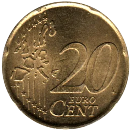 Preview 20 cents, 1999 reverse