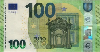 Preview 100 Euro, 2019 obverse