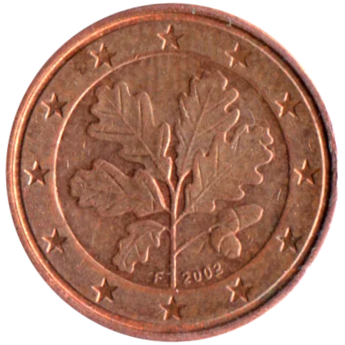 Preview 1 cent, 2002 obverse