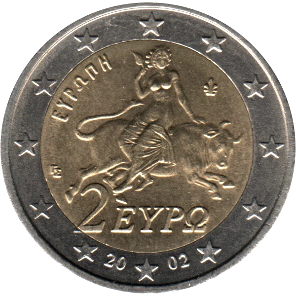 2 Euro, 2002 Obverse