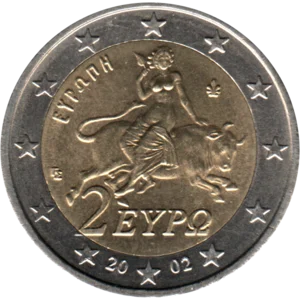 Preview 2 Euro, 2002 obverse