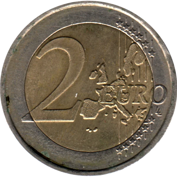 2 Euro, 2002 Reverse