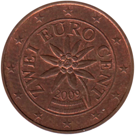 2 cents, 2009 Obverse