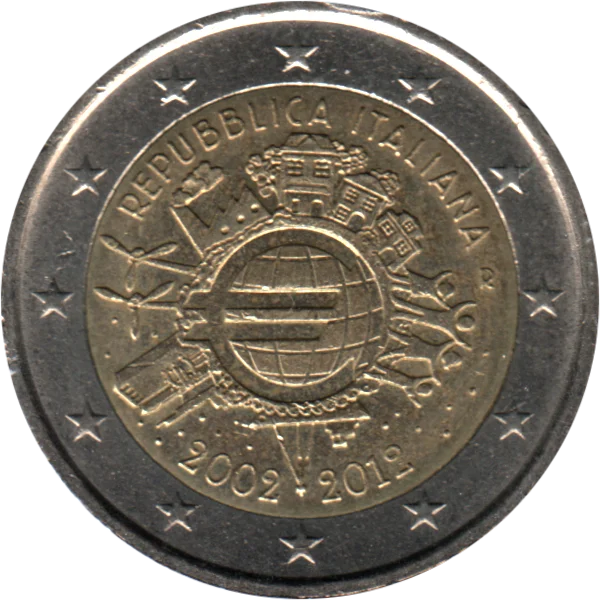 2 Euro, 2012 Obverse