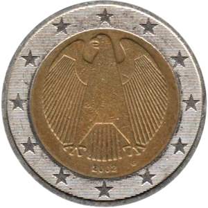 Preview 2 Euro, 2002 obverse