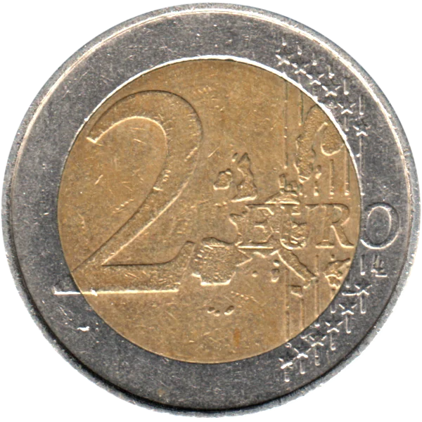 2 Euro, 2002 Reverse