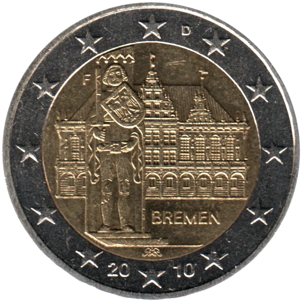 2 Euro, 2010 Obverse