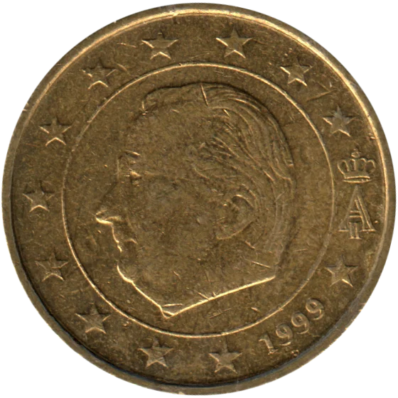 50 cents, 1999 Obverse