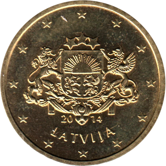 50 cents, 2014 Obverse