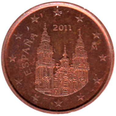 1 cent, 2011 Obverse