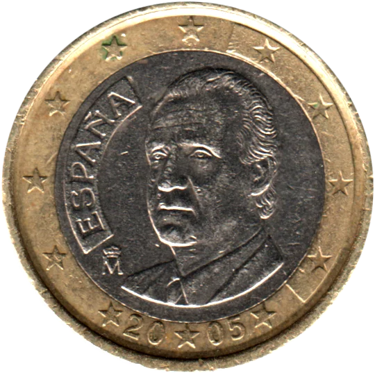 1 Euro, 2005 Obverse