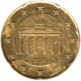 Preview 20 cents, 2002 obverse