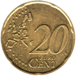 Preview 20 cents, 2002 reverse