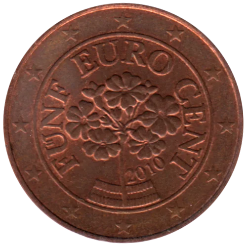 5 cents, 2010 Obverse