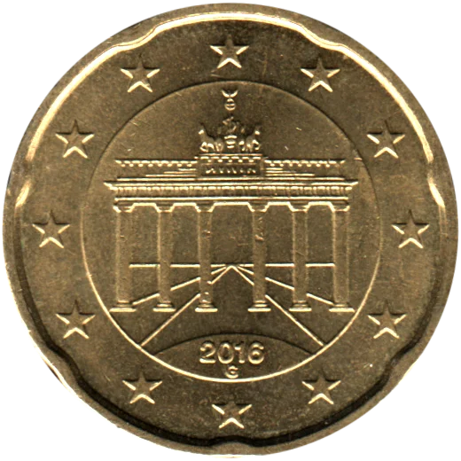 20 cents, 2016 Obverse