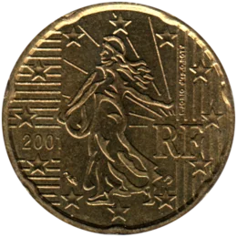 Preview 20 cents, 2001 obverse