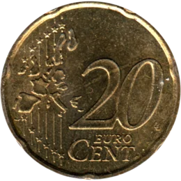 Preview 20 cents, 2001 reverse