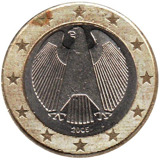 1 Euro, 2005 Obverse