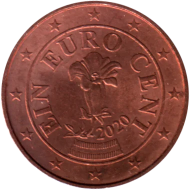 Preview 1 cent, 2020 obverse