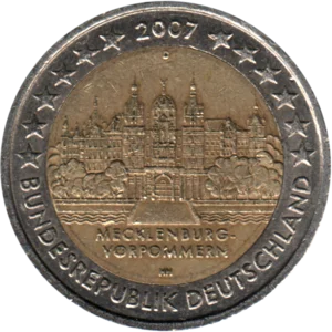 Preview 2 Euro, 2007 obverse