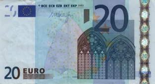 Preview 20 Euro, 2002 obverse