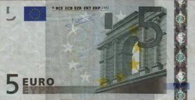 Preview 5 Euro, 2002 obverse