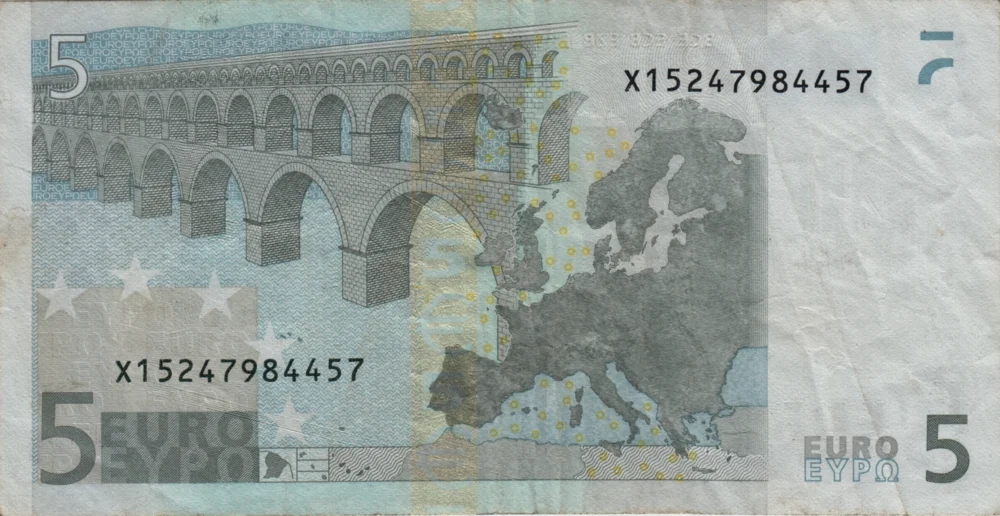 5 Euro, 2002 Reverse